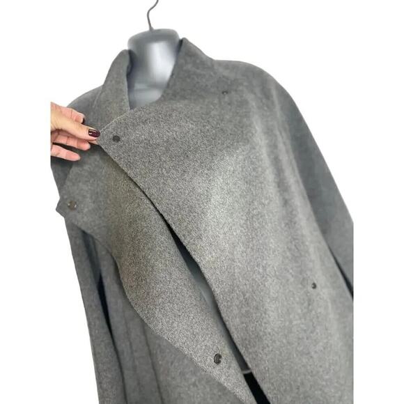Vince Women’s Sweater-back Draped Jacket Grey Wool Blend Size XXS - Picture 5 of 14